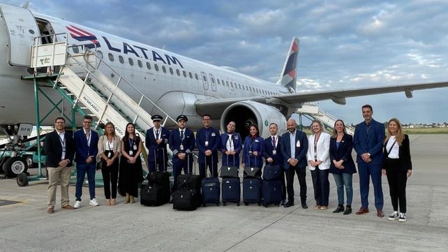 Tripulación del vuelo de regreso