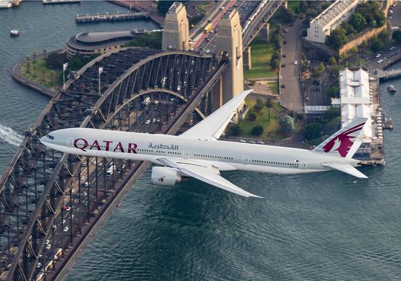 Avion de Qatar Airways