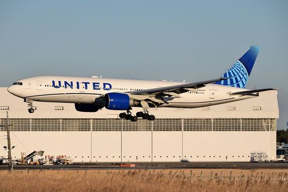 Avion de United Airlines