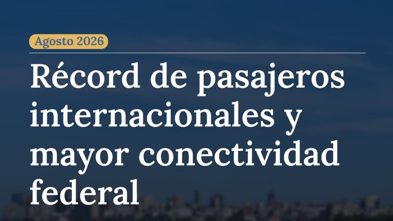 Los datos de la aviación en Argentina en el mes de agosto con caída de 5% de pasajeros
