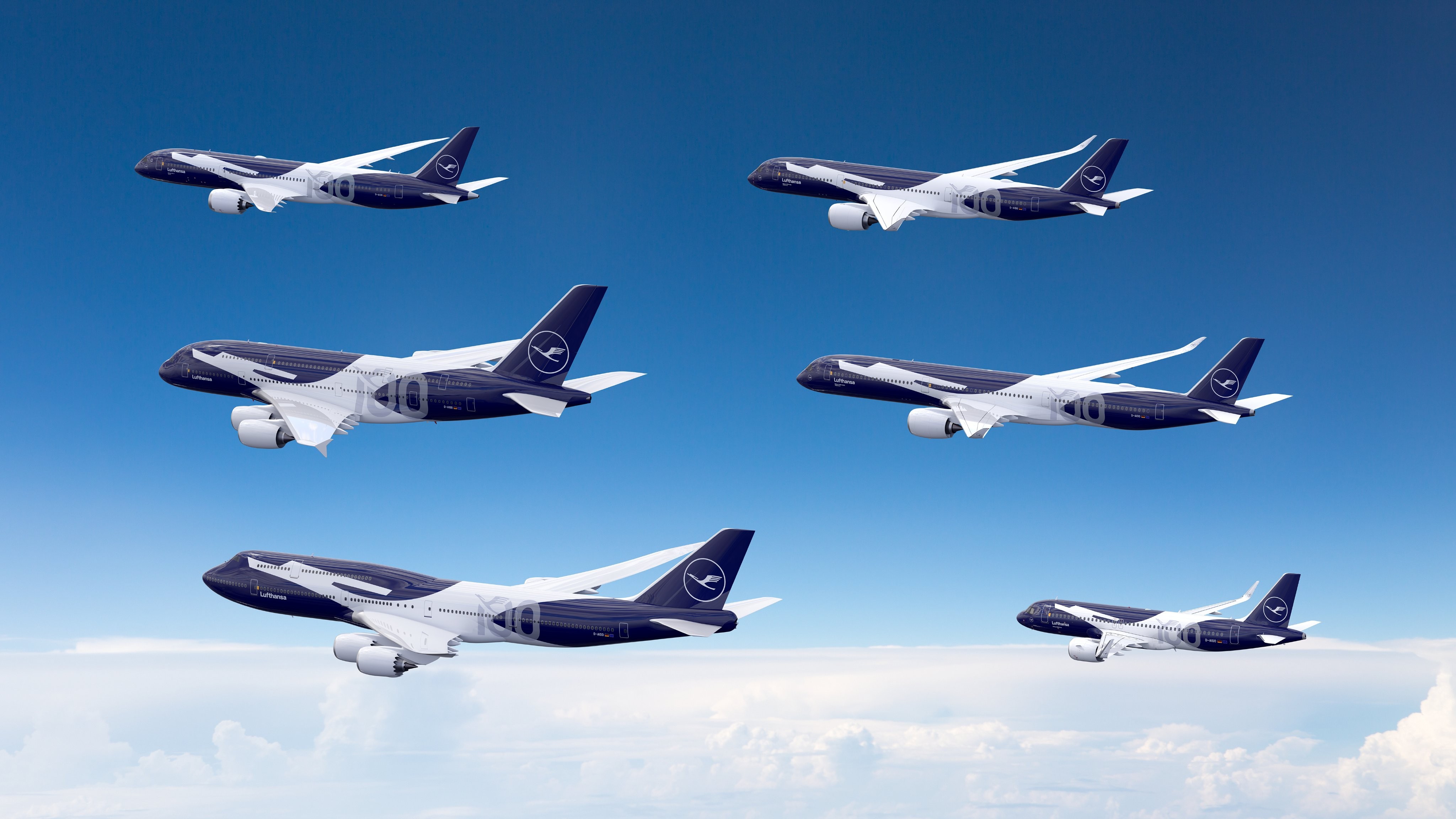 Aviones Lufthansa livery 100 años