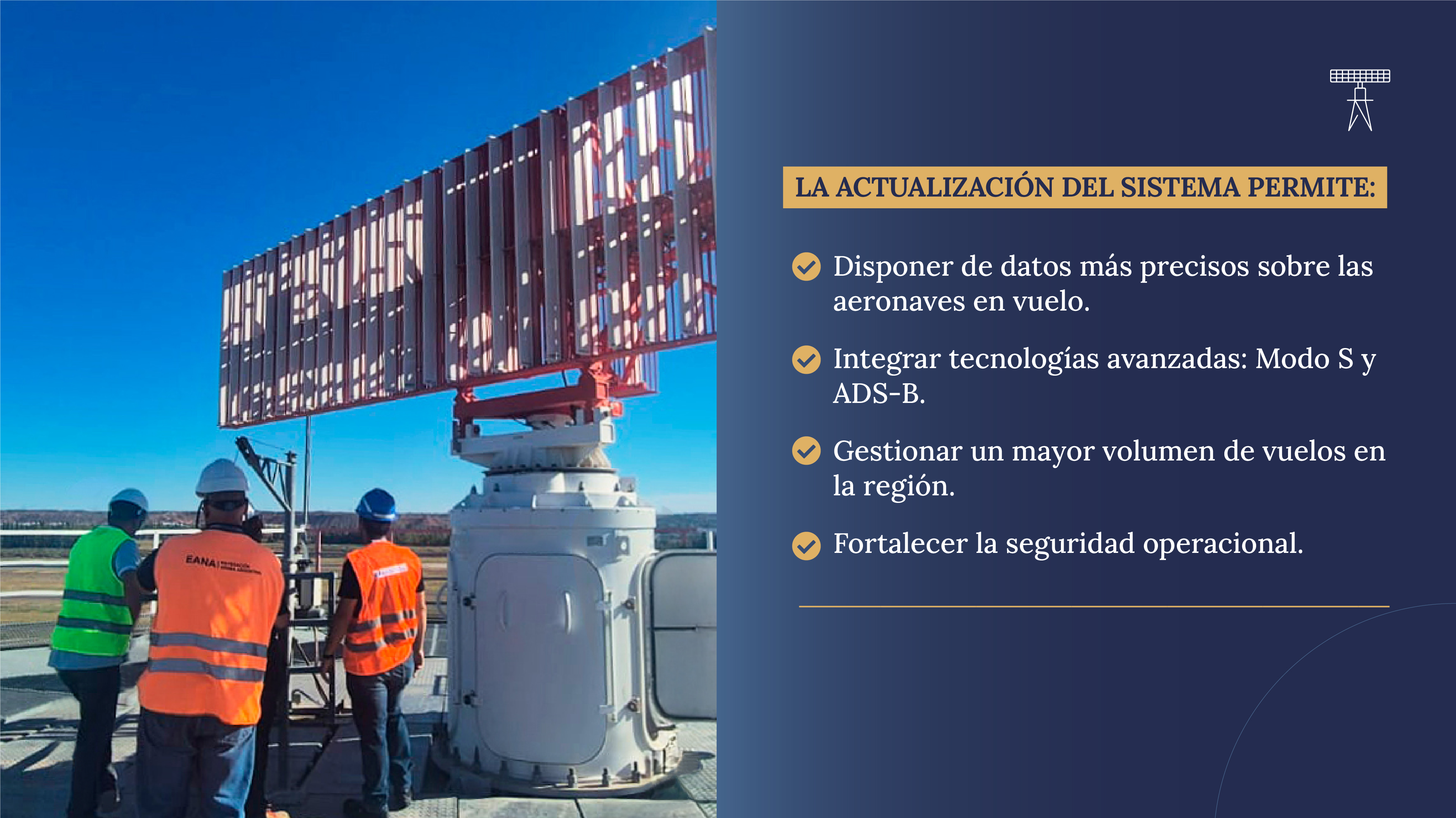 Nuevo radar en el Aeropuerto de Neuquén