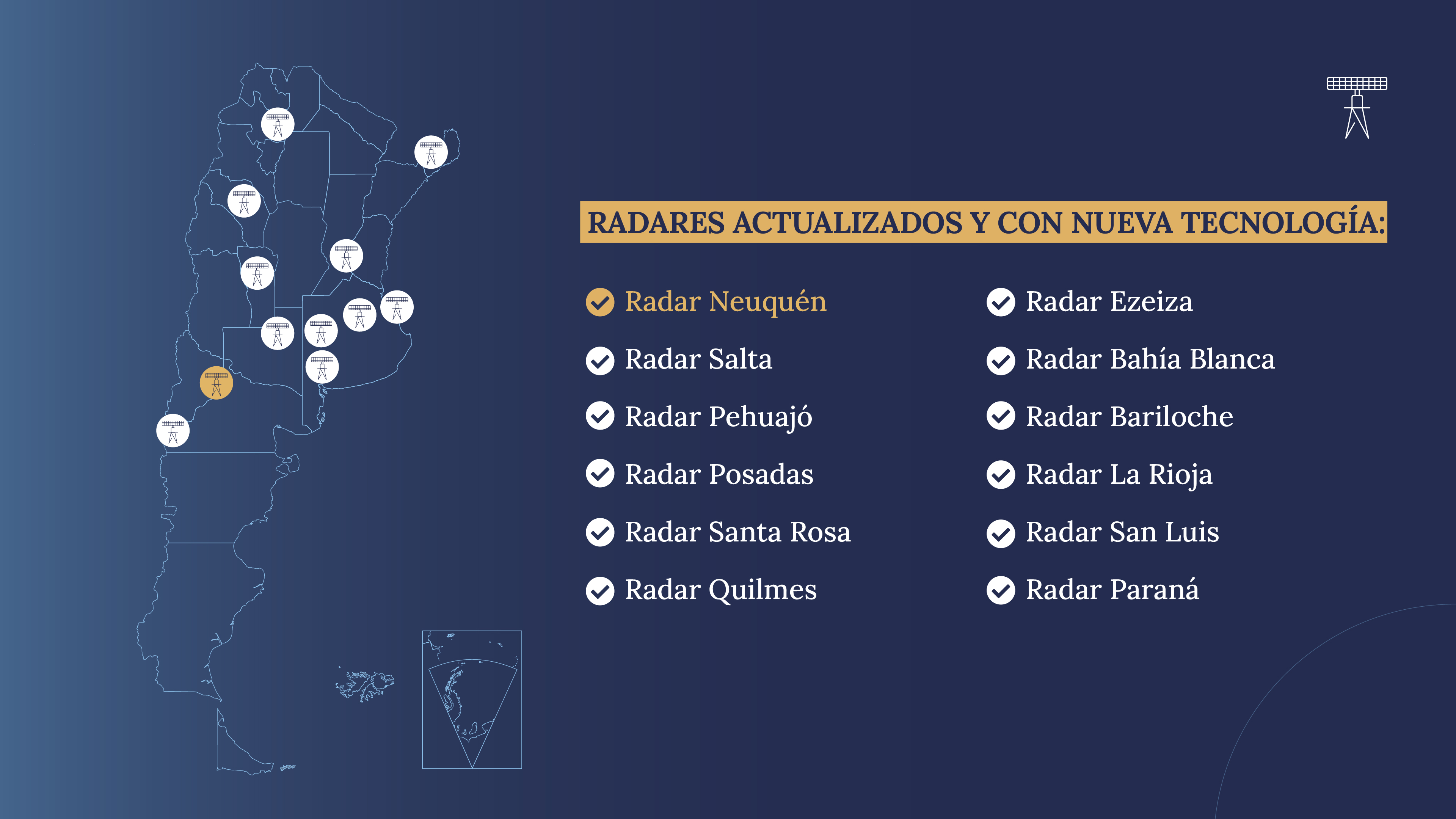 12 aeorpuertos de Argentina recibirán nuevos radares
