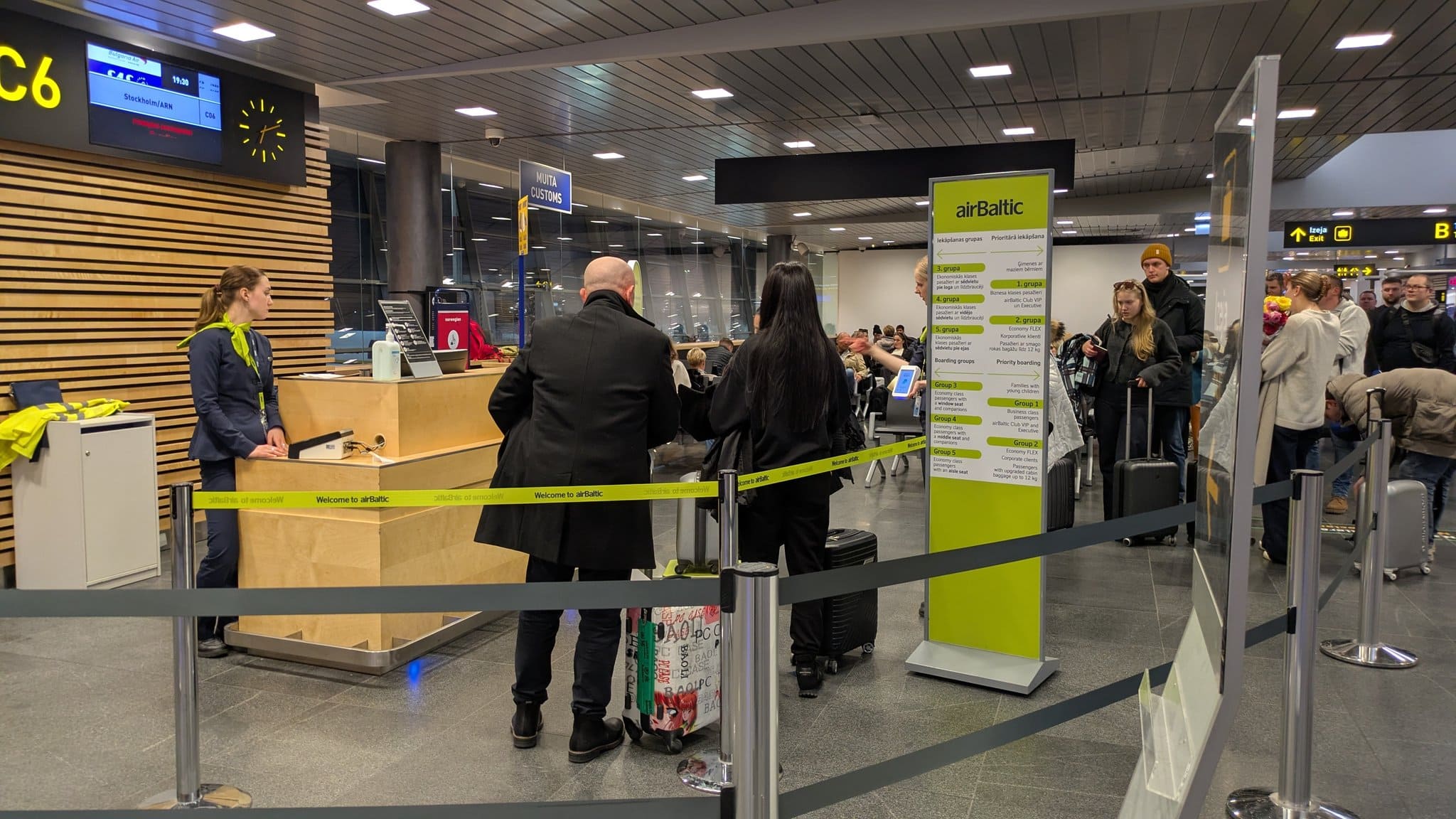AirBaltic aeropuerto de Riga