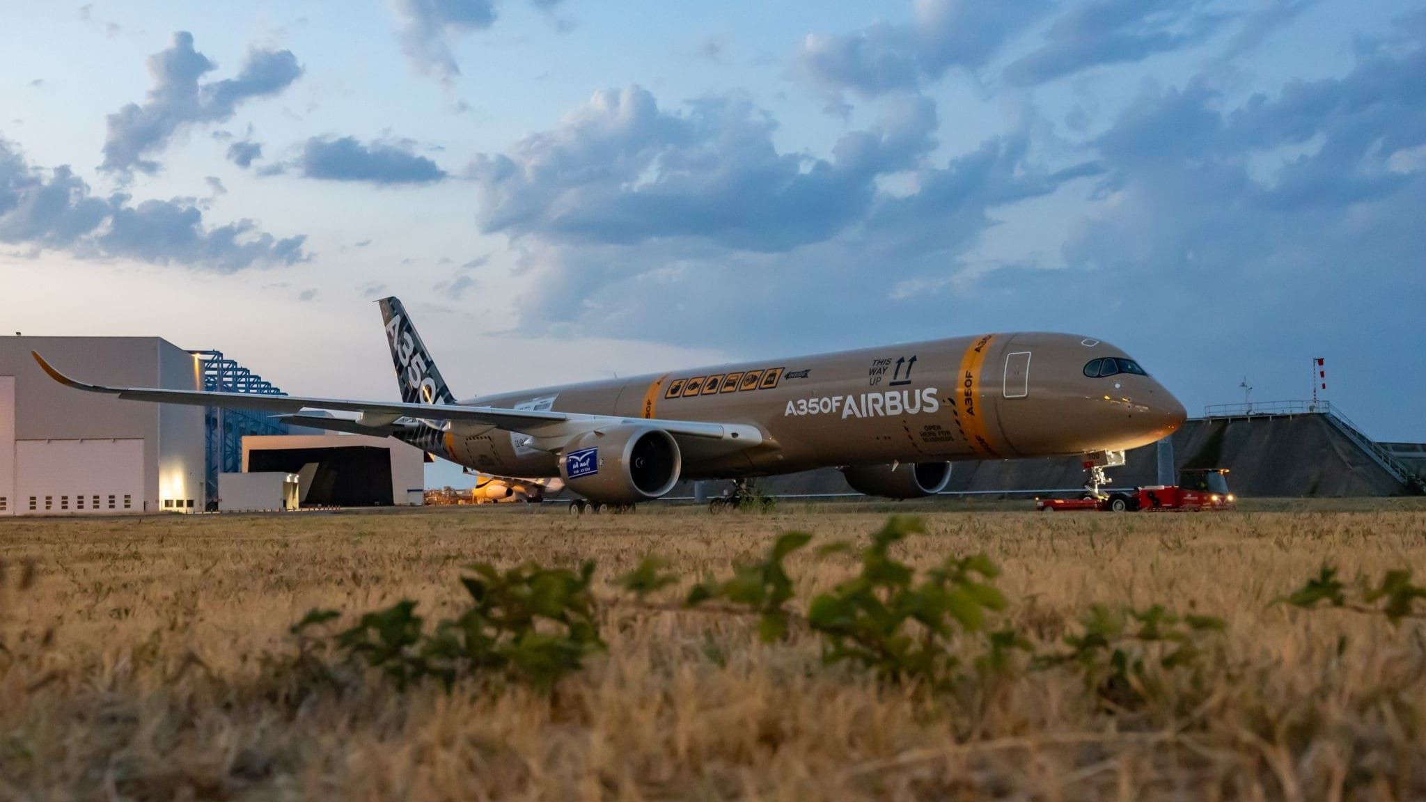 Airbus presentó el primer Airbus A350F con un livery especial