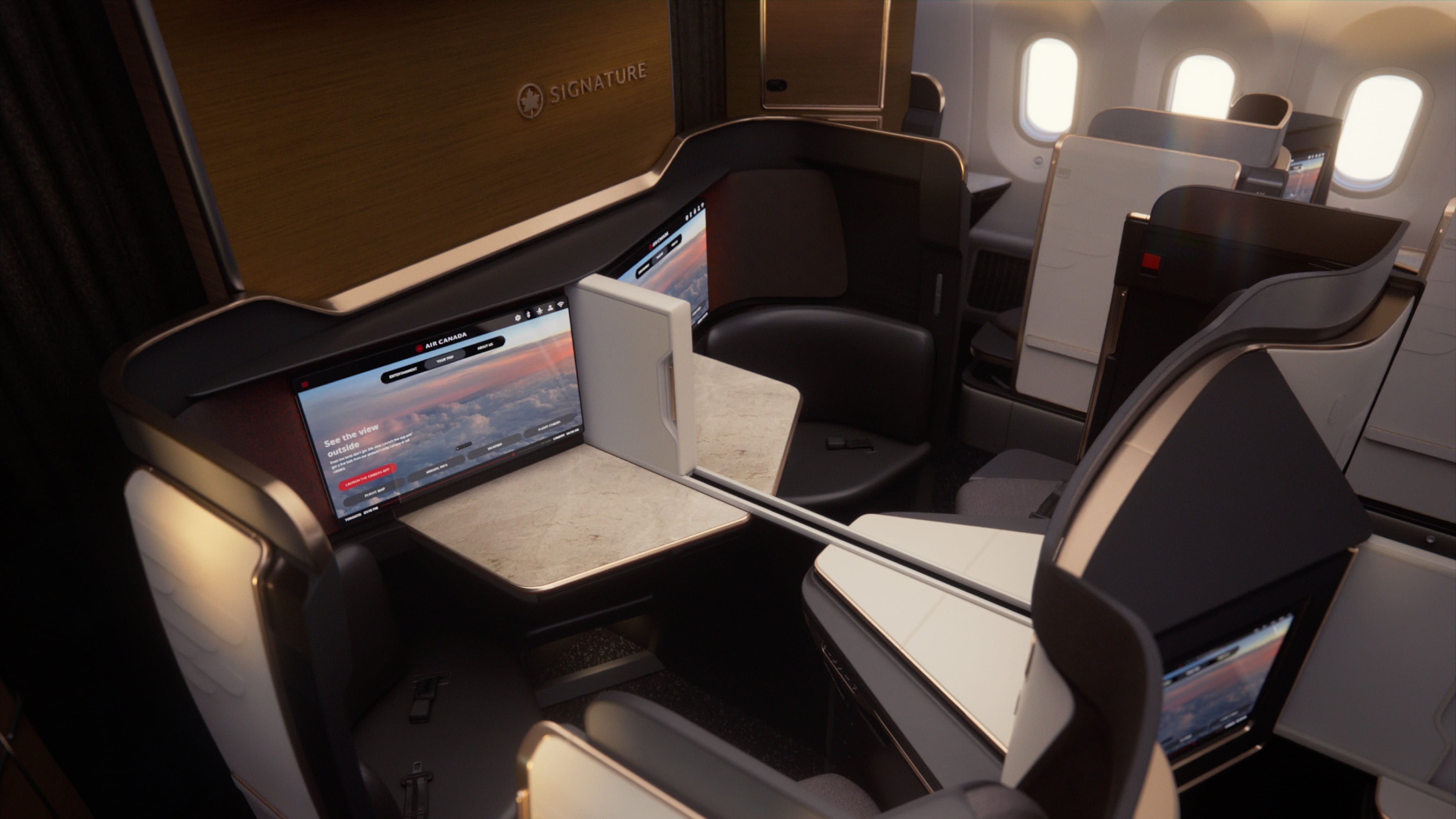 Interior del Boeing 787-10 Air Canada