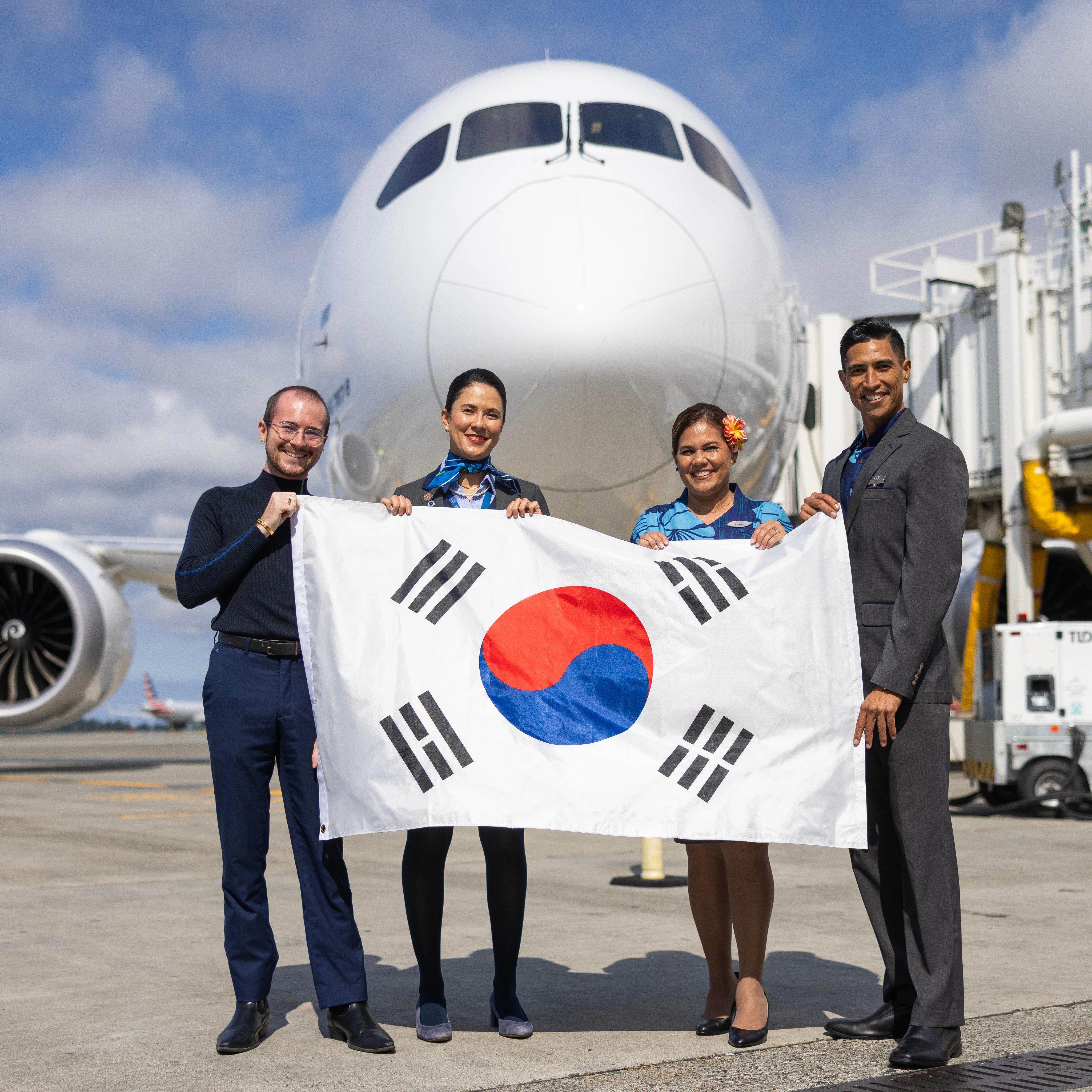 Vuelo inaugural Seattle-Seul