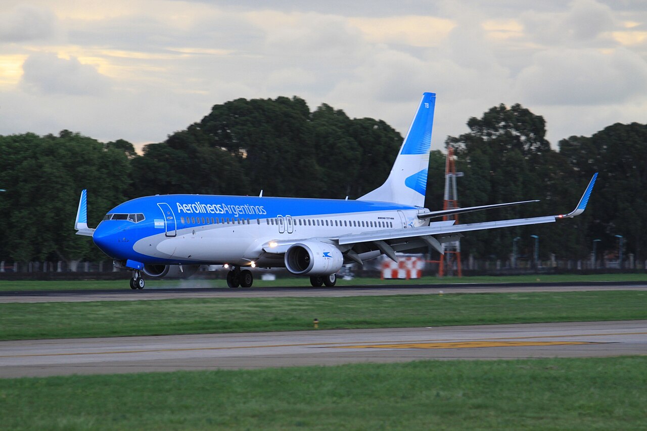 Avión de Aerolíneas Argentinas