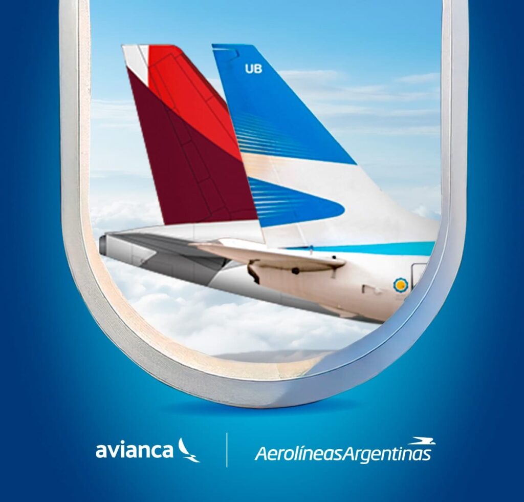 Acuerdo Aerolíneas Argentinas con Gol y Avianca