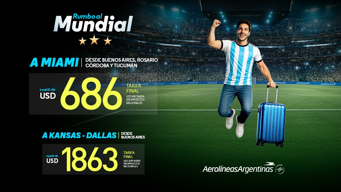Promo Mundial Aerolíneas Argentinas