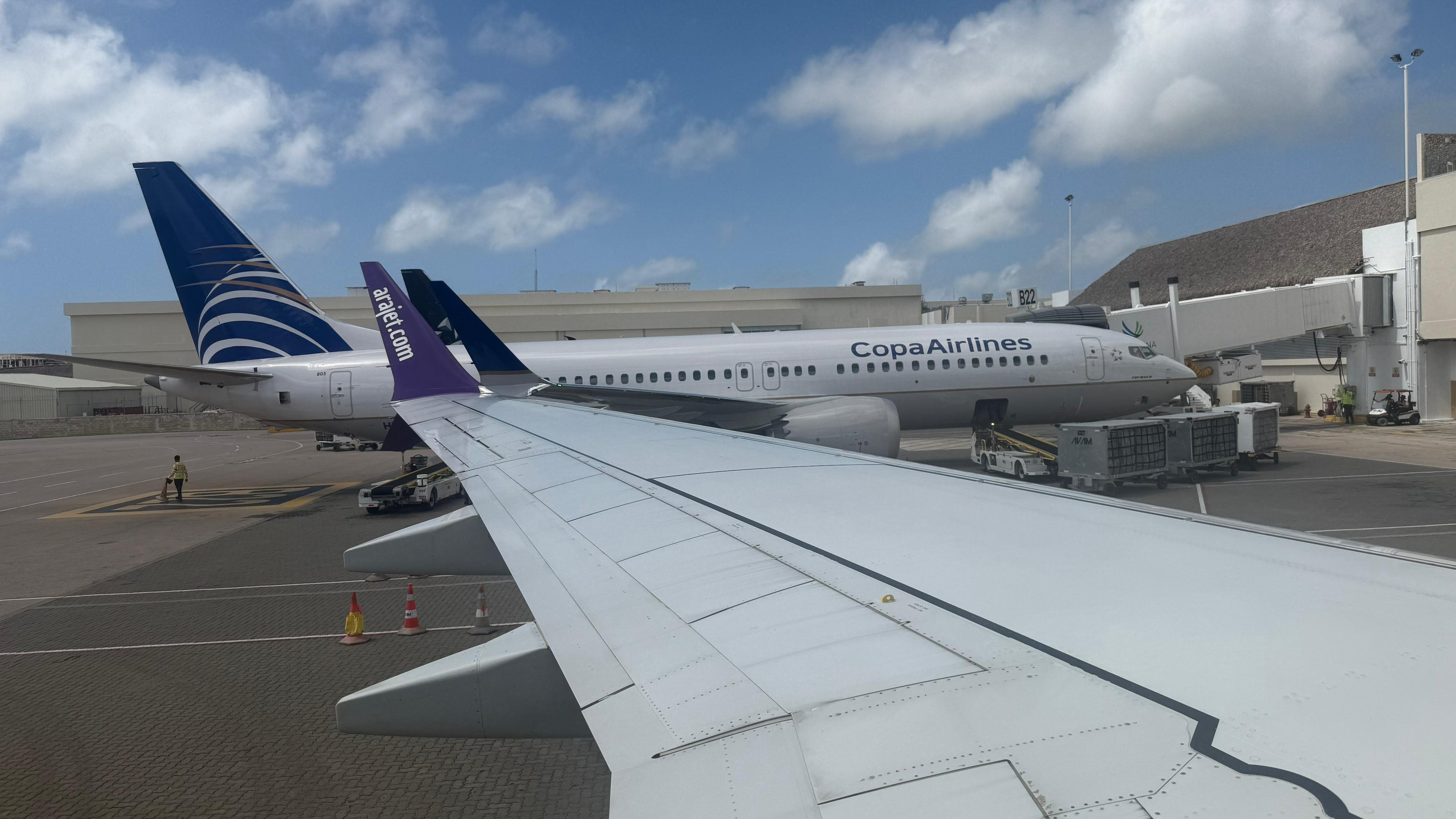 Vista ala avión