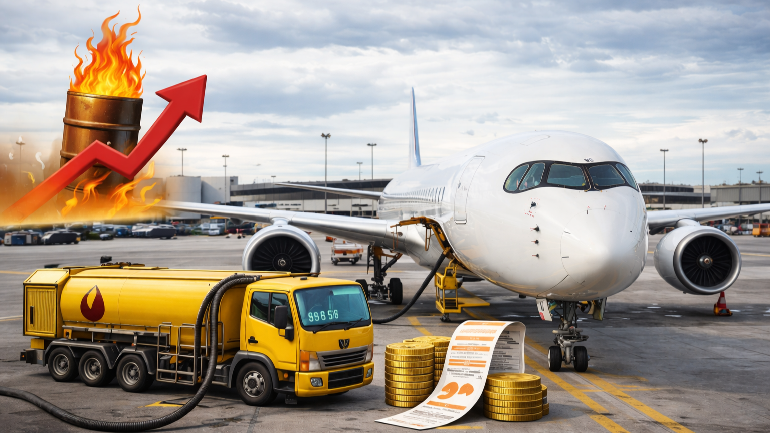 Sigue la incertidumbre a nivel mundial en la aviación por la posible escasez de combustible