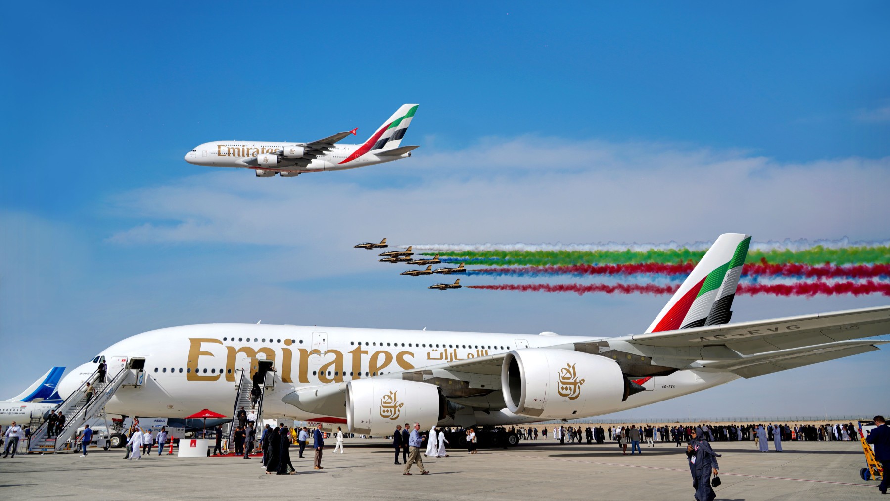 Airbus A380 EmiratesDubai Airshow
