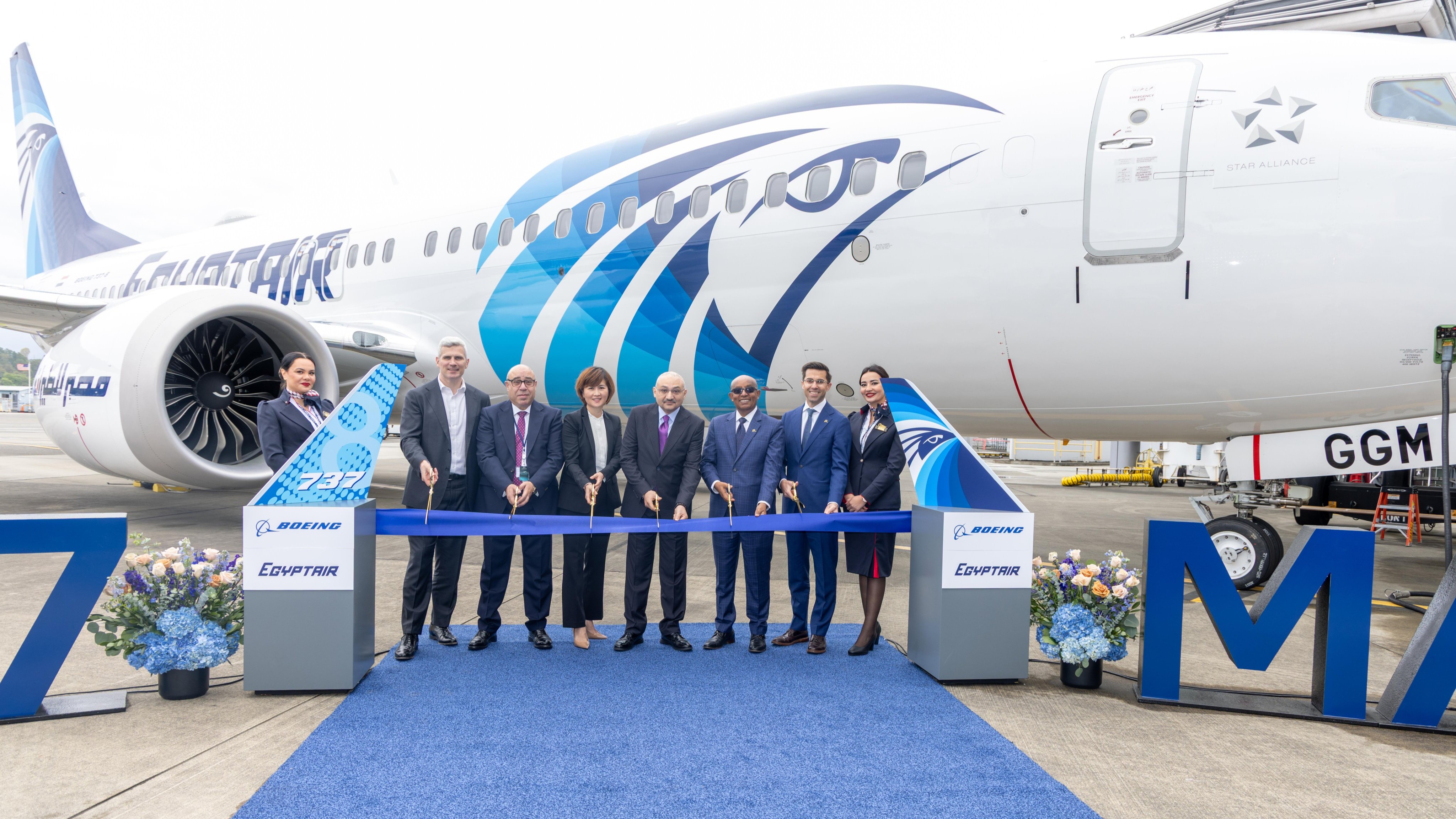 Recibida del primer Boeing 737 MAX 8 EgyptAir