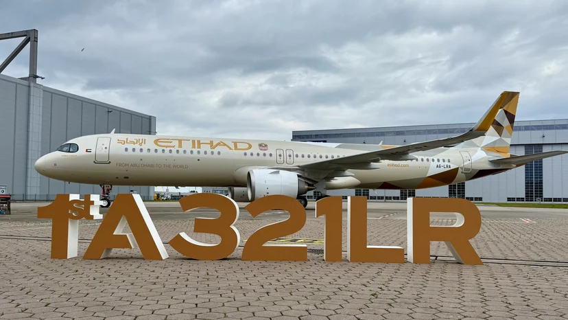 Airbus A321LR de Etihad