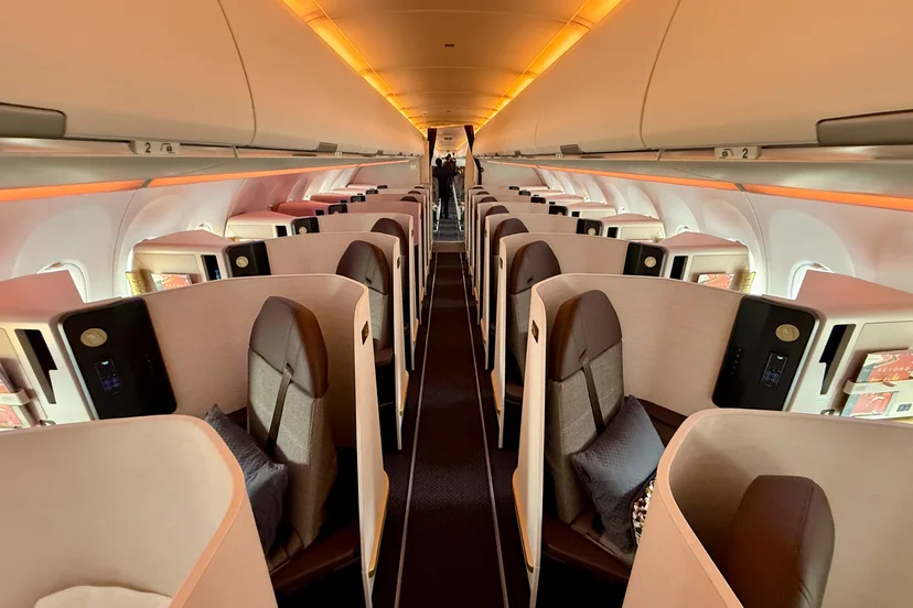 Cabina del avión Airbus A321LR