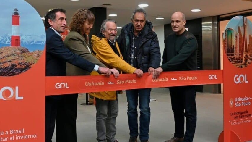 GOL volará tres frecuencias semanales conectando San Pablo con la Patagonia