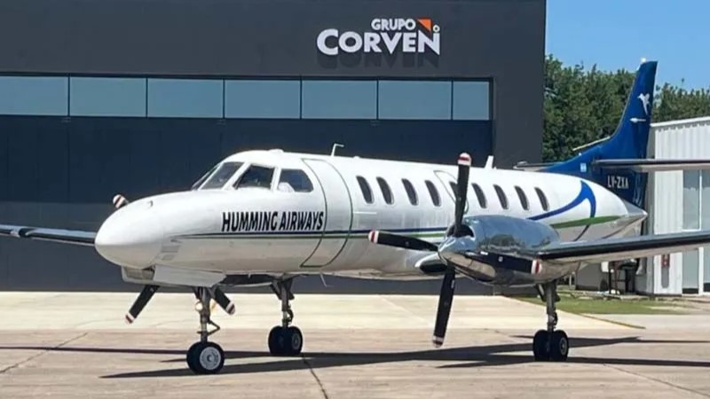 Avión de Humming Airways