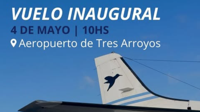 Humming Airwyas comienza a volar entre Buenos Aires y Tres Arroyos