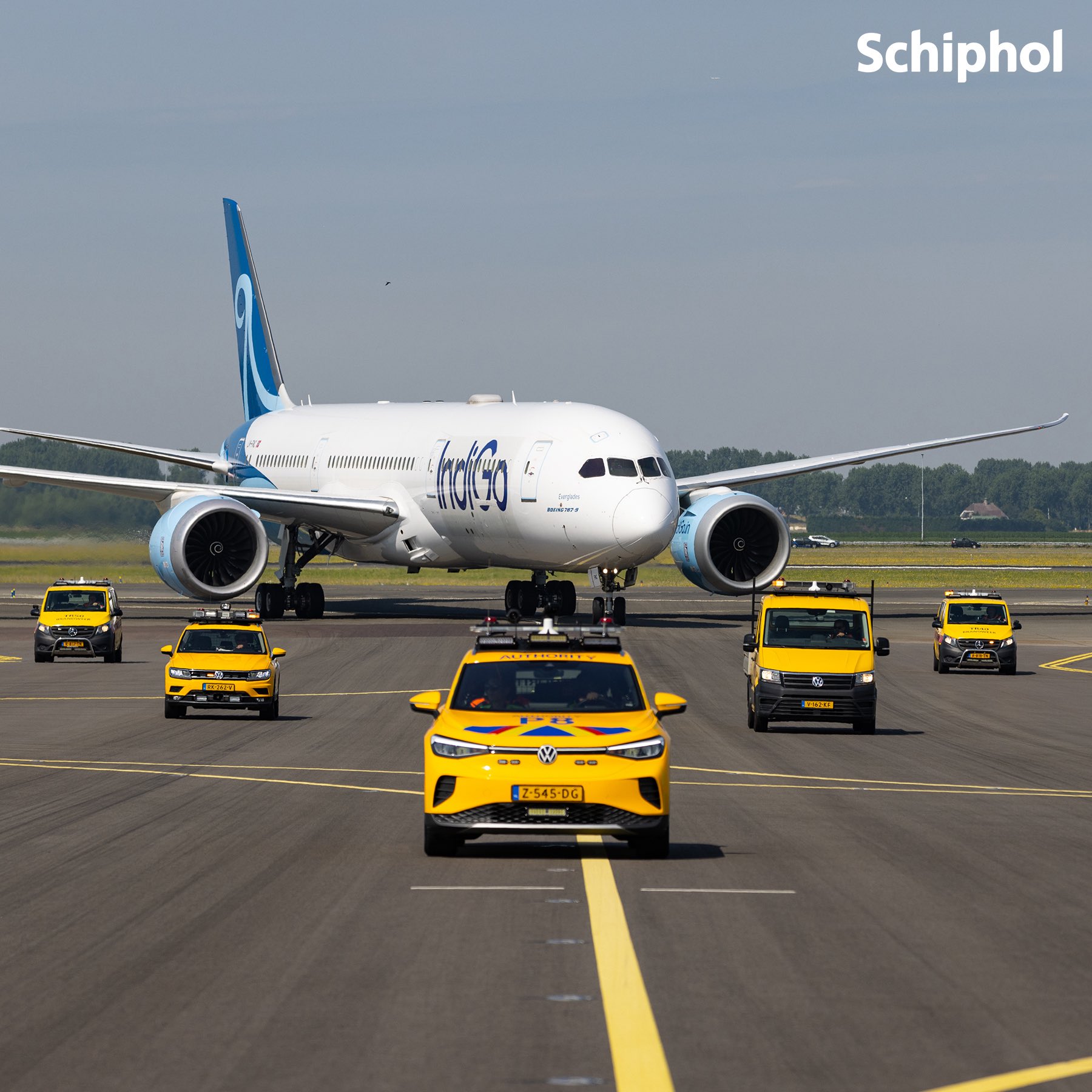 Boeing 787-9 en Ámsterdam