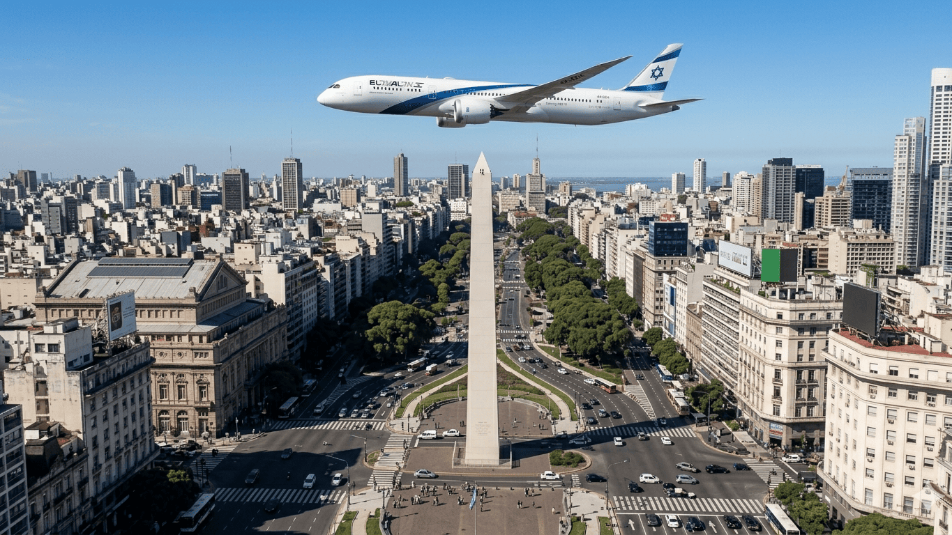 La aerolínea de Israel volará directo entre Buenos Aires y Tel Aviv