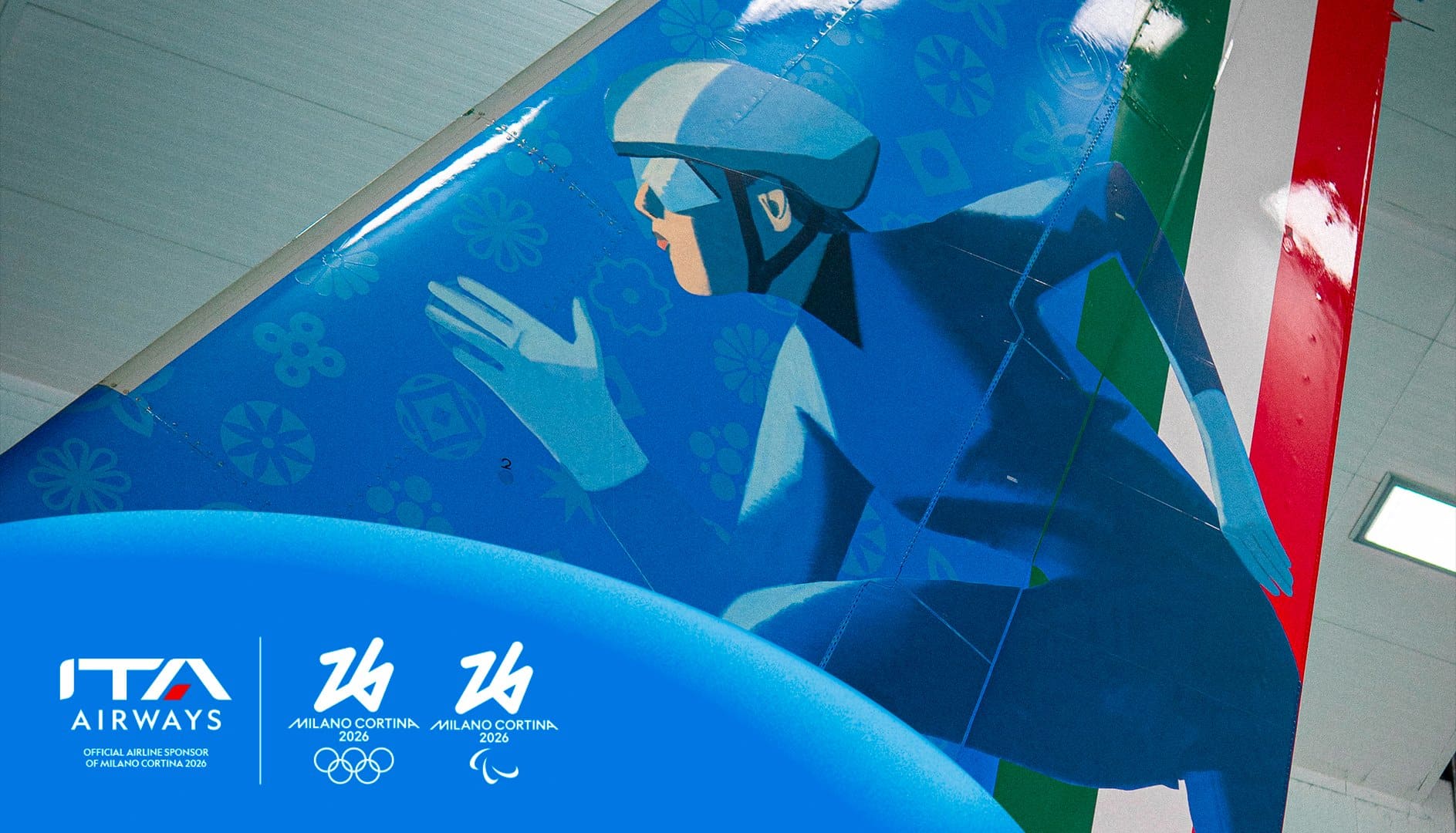 Anuncio de ITA Airways de los Juegos Olímpicos en Milán
