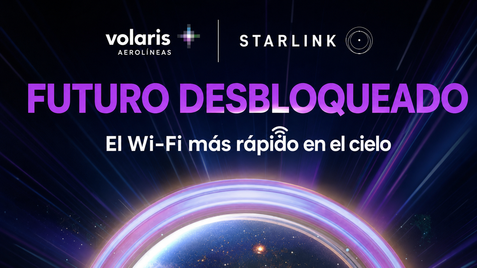 Volaris ofrecerá internet de alta velocidad con Starlink