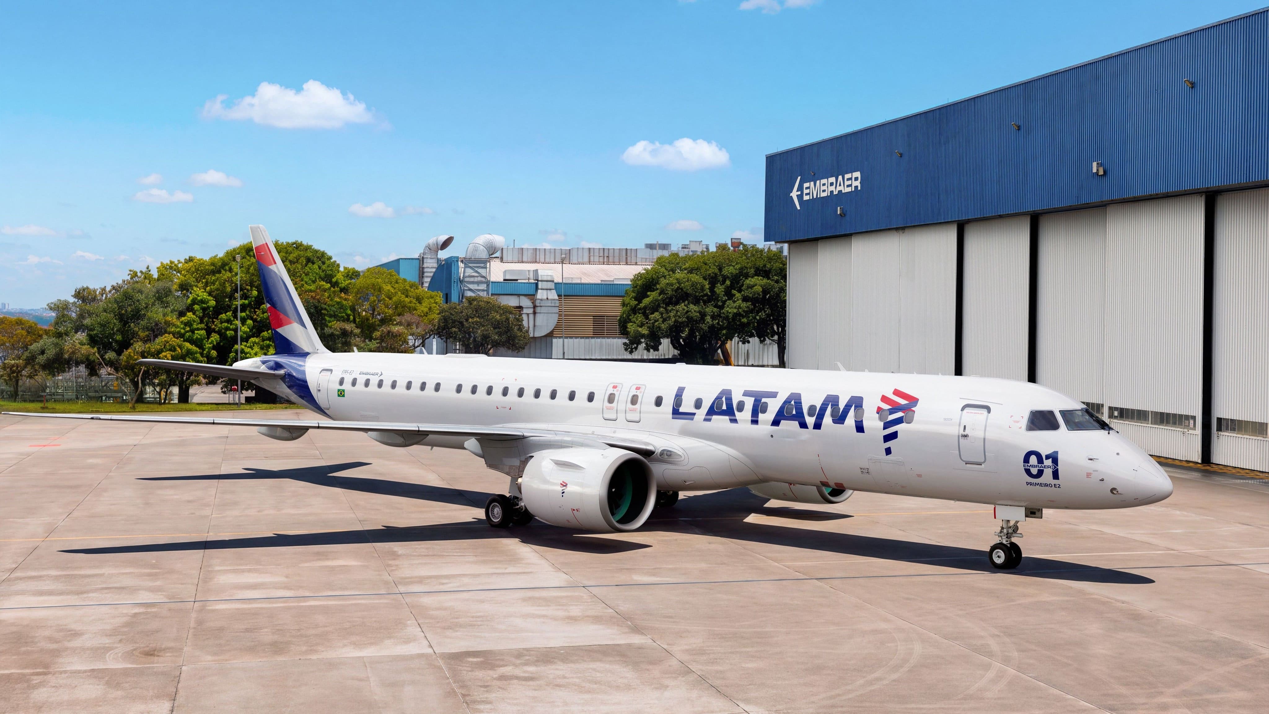 Embraer 195-E2 Latam Airlines en Brasil