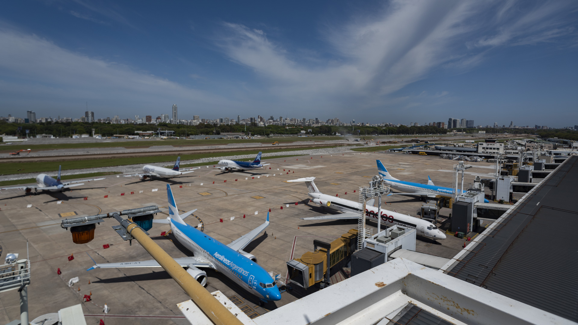 Aeropuerto de Buenos Aires, uno de los más afectados por el paro