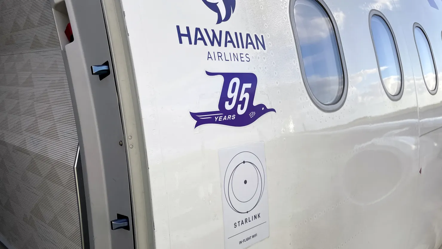 Hawaiian Airlines con Starlink en sus aviones