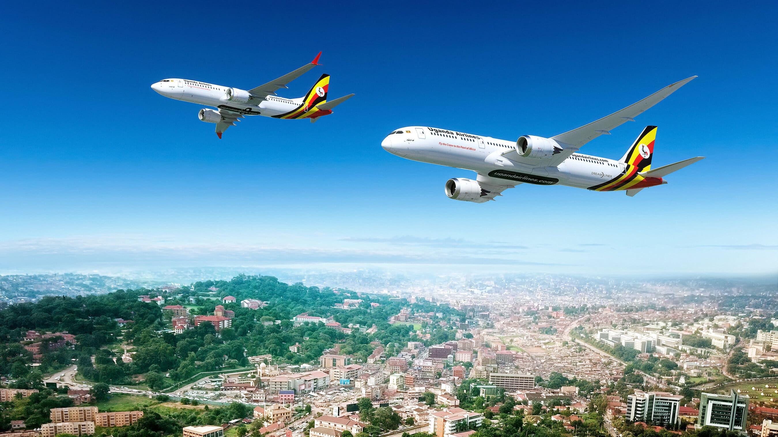 Histórico pedido de Uganda Airlines de cuatro 737-8 (MAX) y cuatro 787-9 Dreamliner