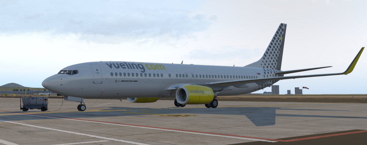Boeing 737 Vueling editado posible livery