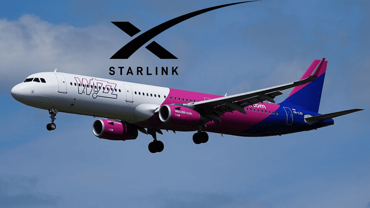 Wizz Air ofrecerá internet de alta velocidad gratuito con Starlink