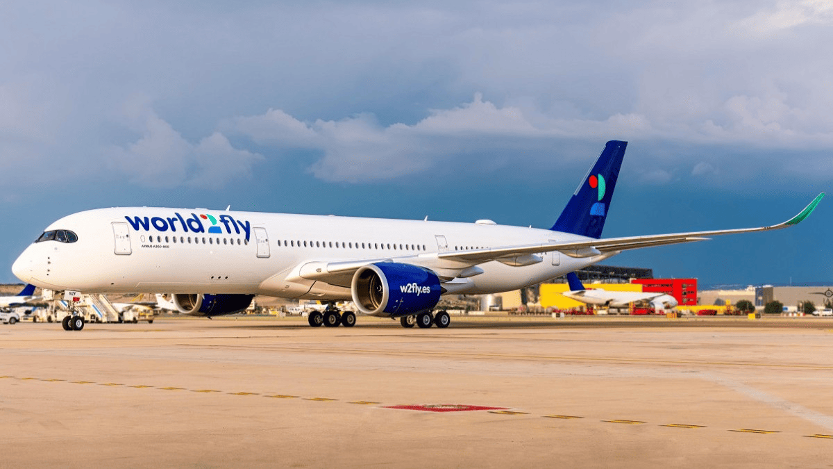 World2fly inauguró los vuelos de Madrid a Rosario con el Airbus A350-900