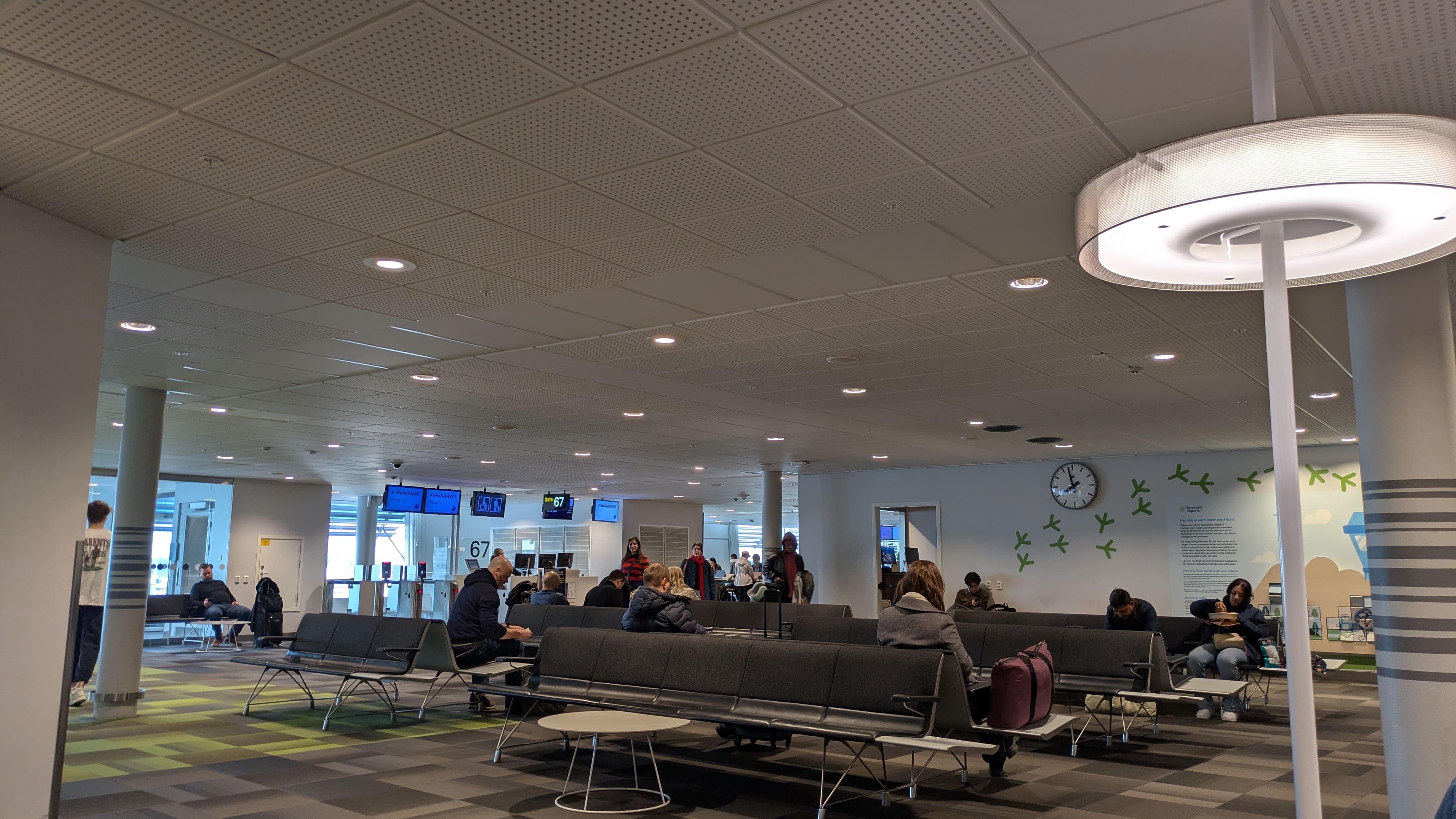 Interior Aeropuerto de Arlanda
