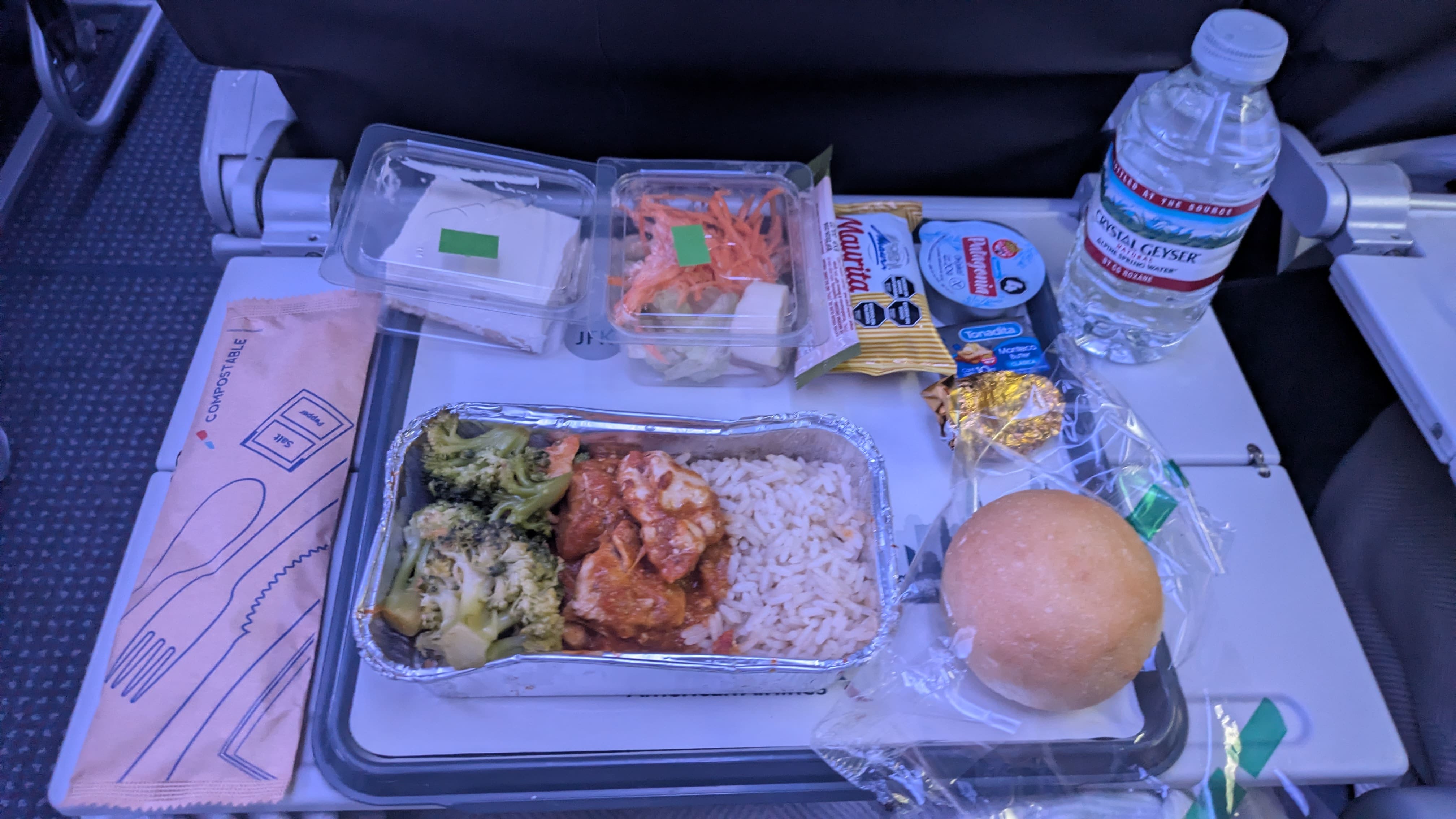 Cena del vuelo a Dallas