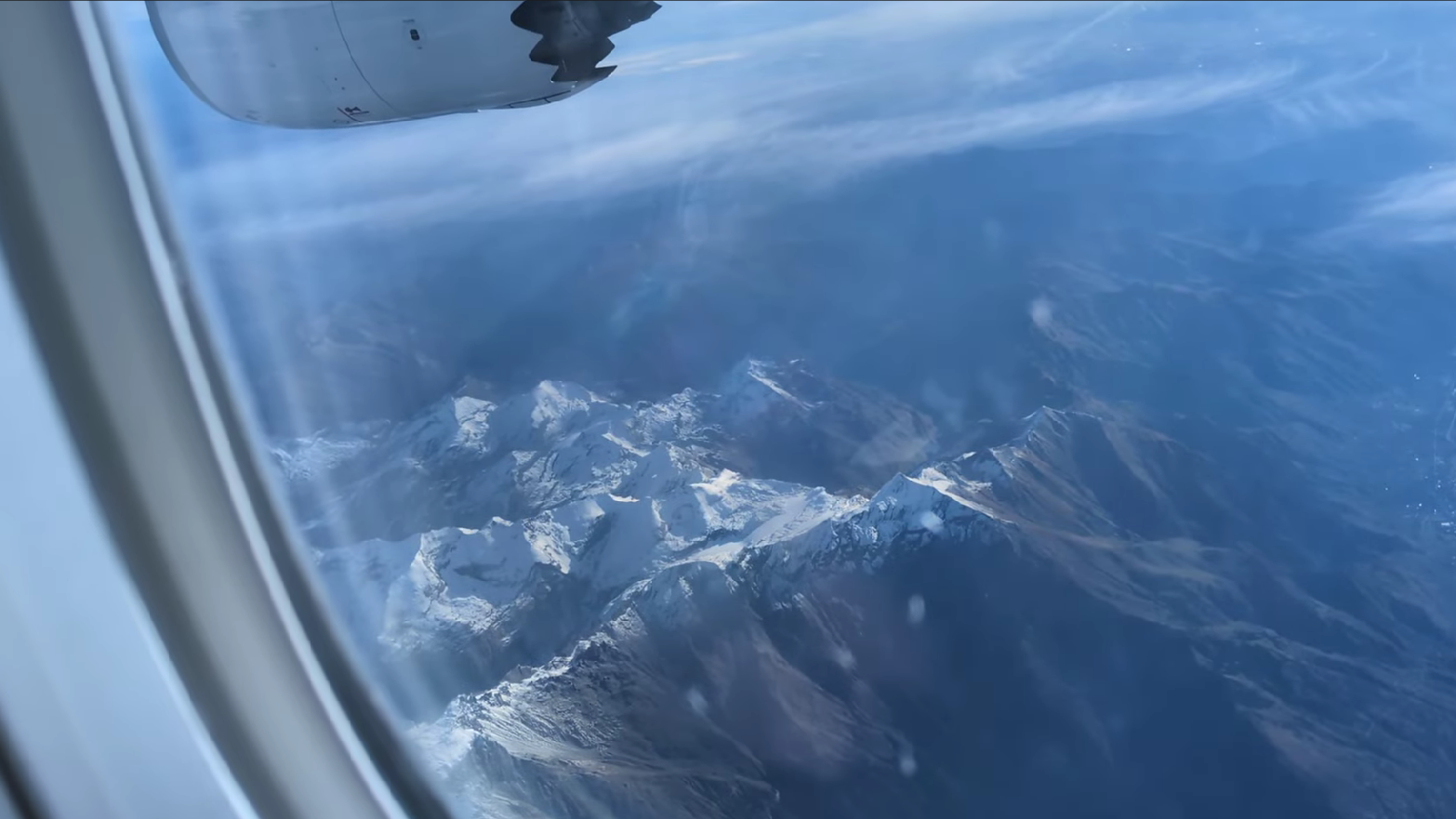 Alpes Suizos desde el avión