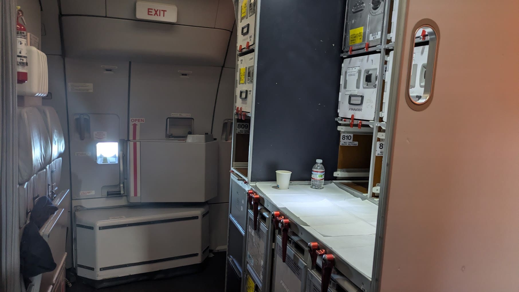 Galley Airbus A330 de Finnair