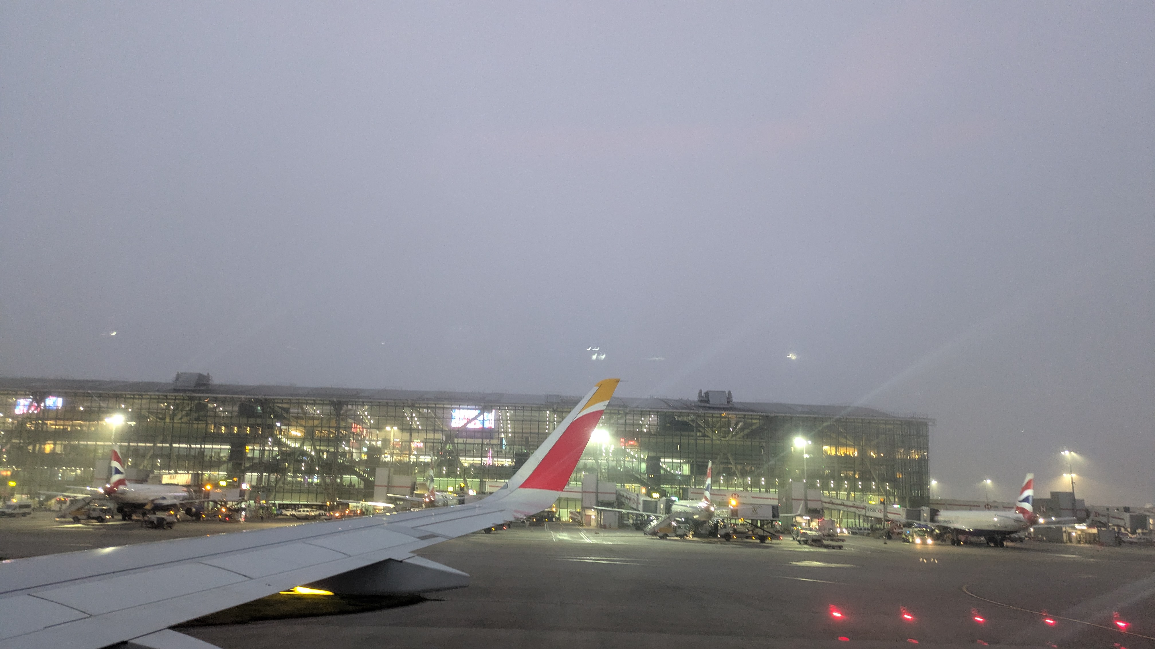 Llegada al Aeropuerto de Londres-Heathrow