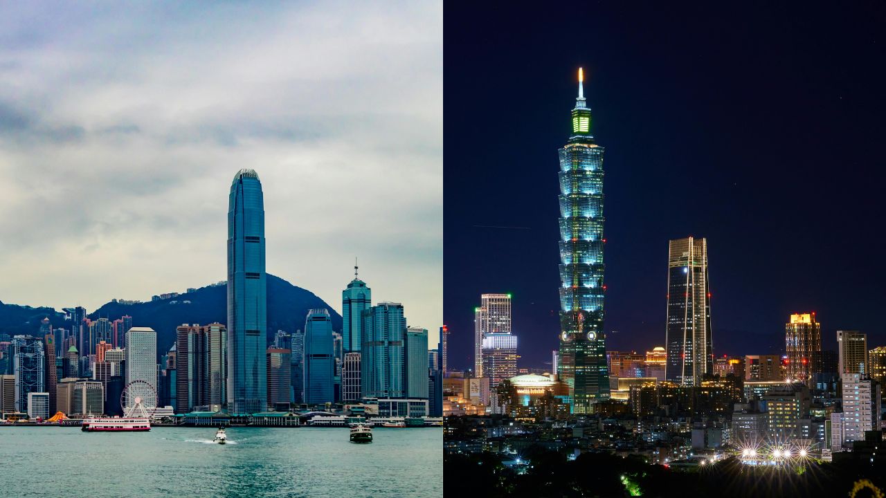 Ciudad de Hong Kong y Taipéi