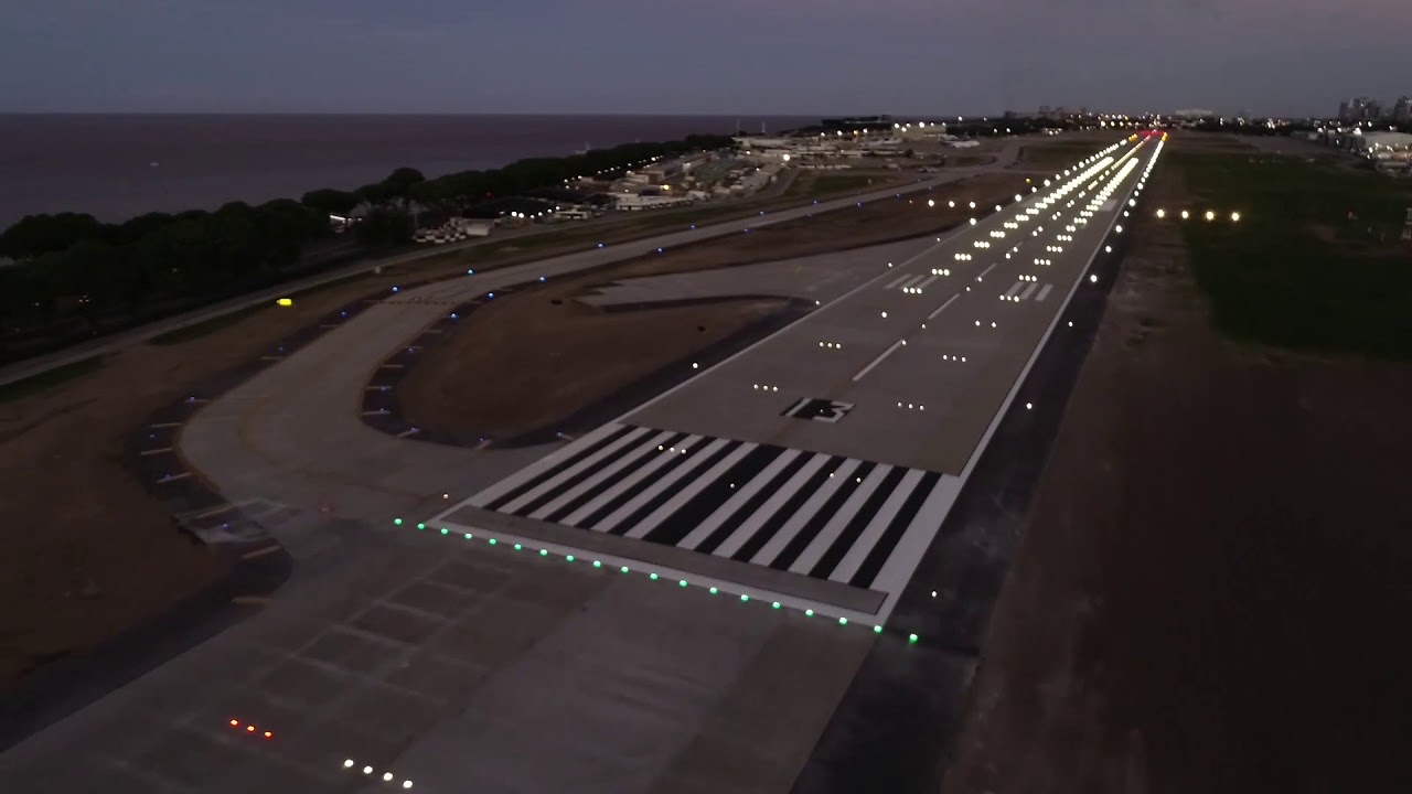 Pista del aeropuerto de Buenos Aires Aeroparque