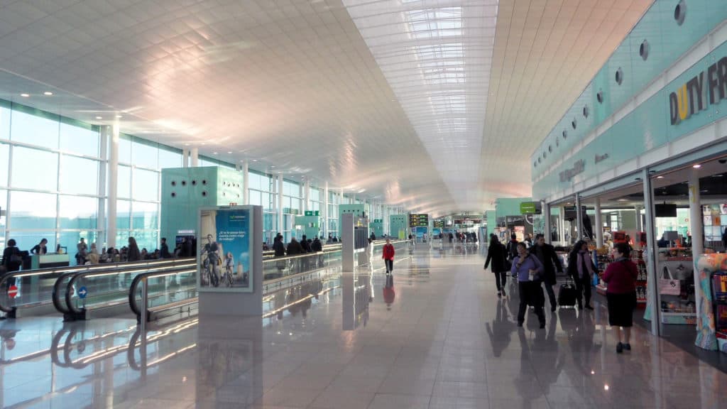 Interior del Aeropuerto de El Prat
