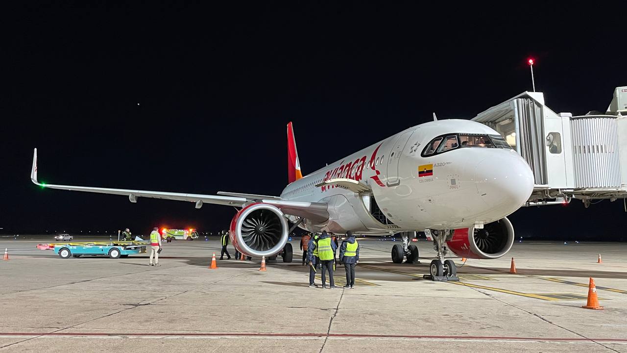 A320 Avianca en Aeropuerto de Córdoba