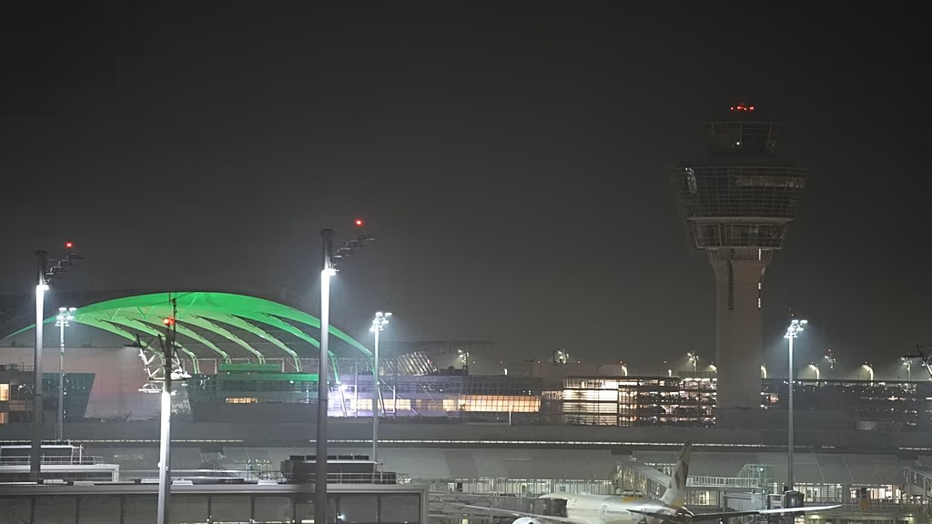 Lásers en Aeropuerto de Múnich