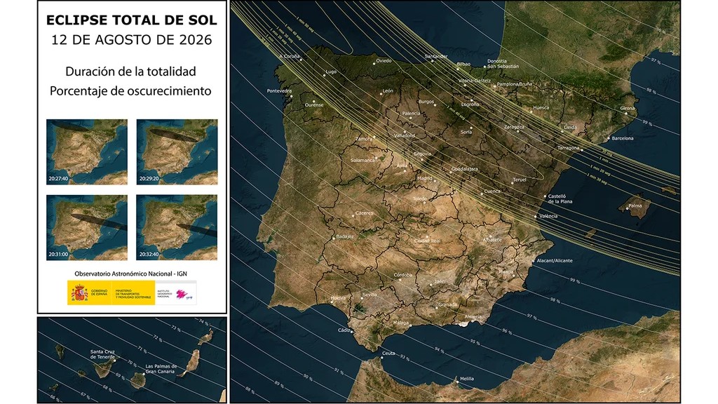 Eclipse solar 12 agosto desde España