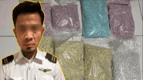 Piloto de Malaysia Airlines es detenido con 70.000 pastillas de éxtasis