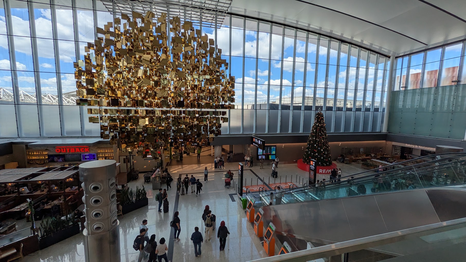 Parte superior del Aeropuerto de Ezeiza