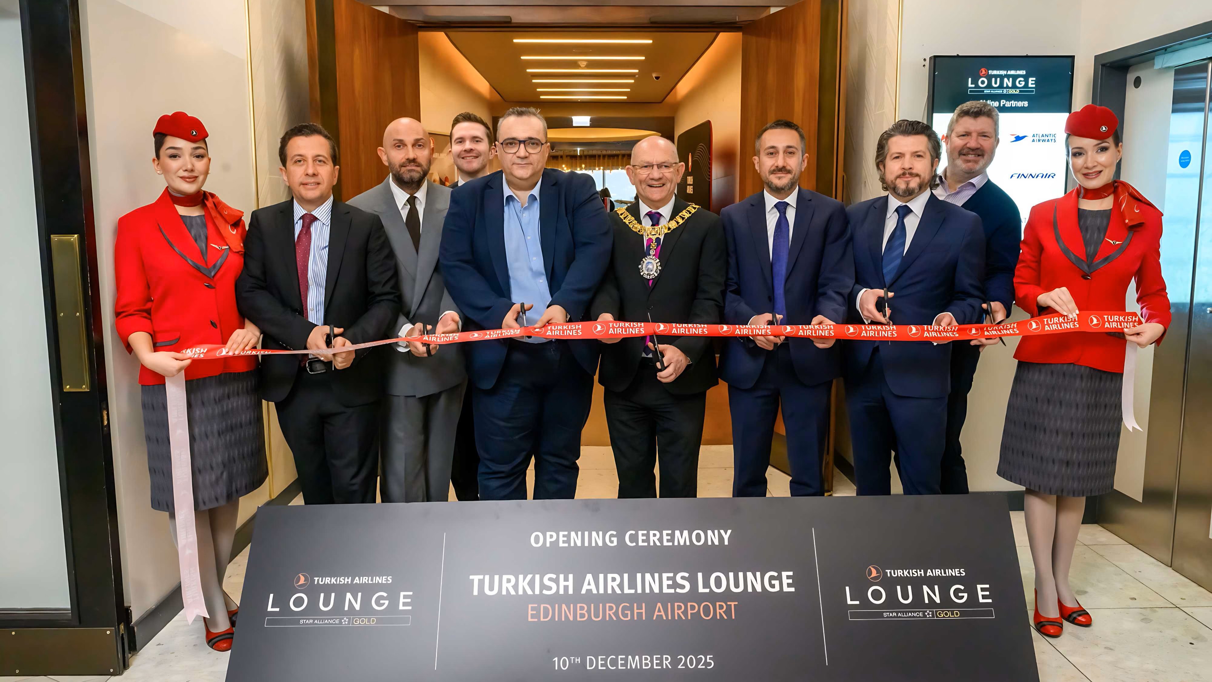 Salón vip de Turkish Airlines en Edimburgo