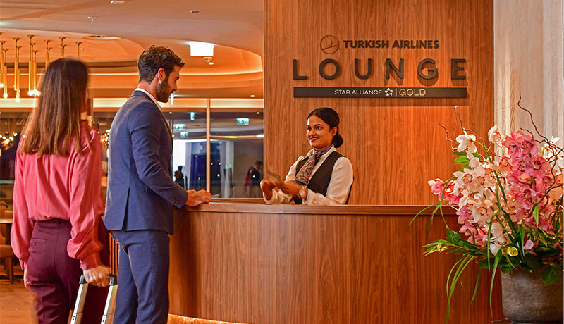 Salón vip Turkish Airlines en Edimburgo