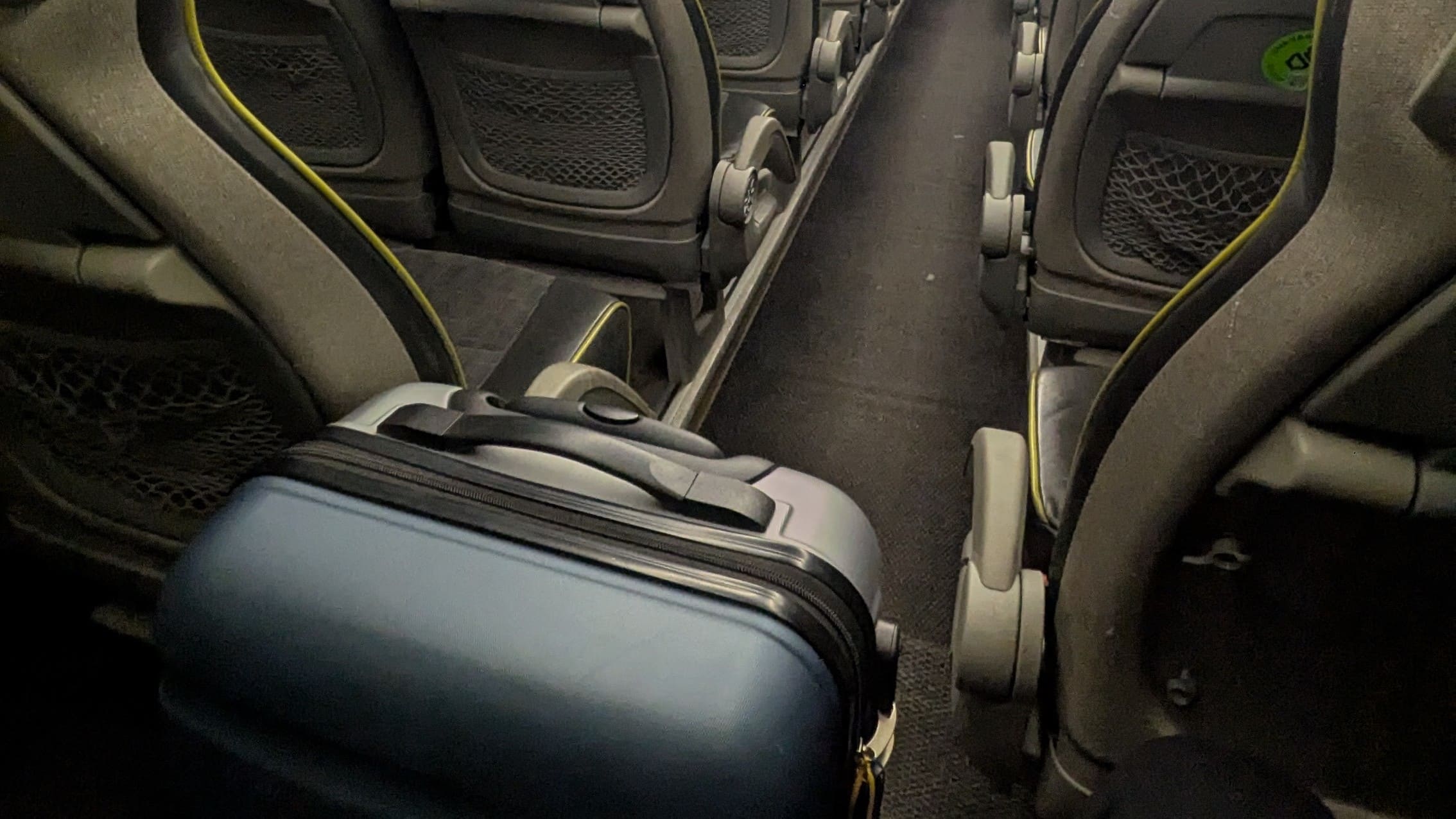 Interior del Flixbus casi vacío